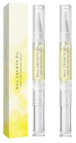 Olio crescita unghie ringiovanenti | 2PC Serums trattamenti crescita delle unghie | Brighten Nails Care Products Oil Cuticolo | Idratura il rafforzamento delle escrementi soluzione unghies