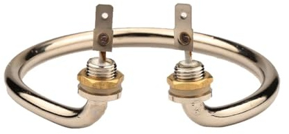 Vqxmhrpw Elektrische Hot Rod Heizung, Elektrisches Wasserheizelement for Elektrisches Fass, 122mm Kreisdurchmesser Heizrohr 1000W 220V Eimerheizung(304 Stainless Steel)