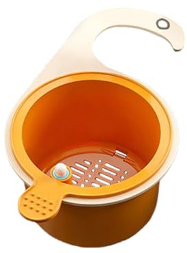 Doiyislem Colador de Fregadero - Cesta Recoge Residuos | Colgable del Grifo para Fregaderos