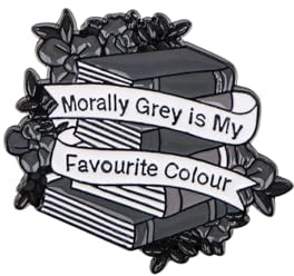 Broche élégante émaillée au design compact avec citation humoristique en métal pour tenues, sacs à dos, décoration quotidienne en alliage, taille unique, Comme décrit