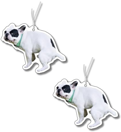 2x Kackender Hund Duftbaum Auto lustig, Autoduft,Lufterfrischer Duftspender, Wagen Tuning,