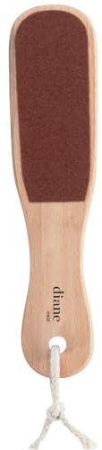 Diane 2-Sided Foot File – Smoother Feet and Callus Remover for Men and Women –Wood Handle – 10” x 2 3/8” – D932