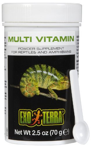 Exo Terra Pudertillsatt preparat, multivitamin, fodertillsats för reptiler, 70 g