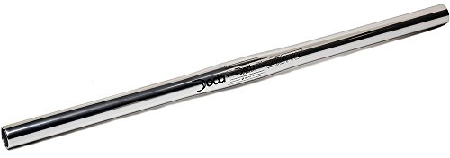 Deda Elementi Lenkerstange, gerade, für Fahrrad, Dritto 6061 T6 PG H/B, silberfarben, Ø 26 mm