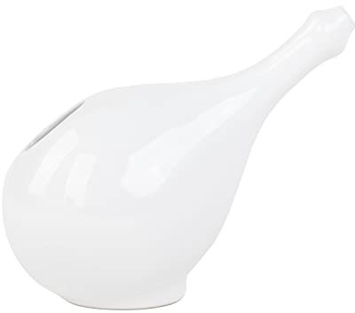 Bodhi | Neti Pot XL - Nasenspülkännchen aus Keramik, weiß | Jala Nethi Pot | Nasenspüler für Nasenspülung, Nasendusche