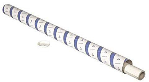 Clairefontaine 975218C - Un rouleau de toile prête à peindre 1,5x5 m 345g, Blanc Fleur de Lys