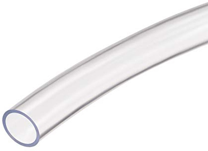 sourcing map Tuyau PVC Transparent Clair 16mm IDx 20mm OD 1Mètre/3,28ft | Souple Tuyau Flexible Plastique