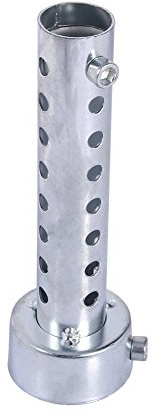 Motorrad Auspuffschalldämpfer, Universal Motorrad Auspuffdose DB Killer Schalldämpfer-schalldämpfereinsatz Schallwandeinsatz Silber motorrad durchmesser(45mm)