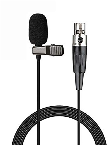 Sujeetec Lavalier Mikrofon Ansteckmikrofon Kompatibel mit Shure Wireless Transmitter - Unidirektionales Kondensatormikrofon - Mini XLR TA4F Stecker