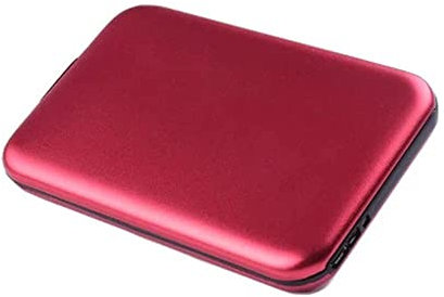 Disque dur externe en métal 1 To/500 Go/250 Go/80 Go, 2,5 USB 3.0 de sauvegarde portable, adapté pour PC, ordinateur portable, PS4, Xbox One, Smart TV (2 To, Rouge)