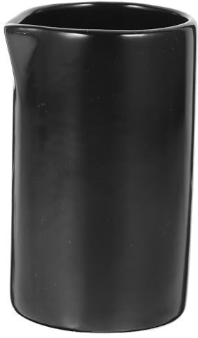 STOBAZA Milchkännchen Aus Keramik- Milchkännchen Kaffee Aus Porzellan Zum Aufschäumen Von Milch Servierkrug Für Latte-Milch für den Cappuccino und Latte Art 150ml