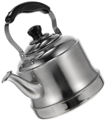 1pc Bollitore in acciaio inossidabile Bollitore per olio con filtro Filtro per olio Pentola Macchina per caffè espresso Acqua Scaldalatte Tazze per caffè espresso Campeggio Bollitore per tè Pancett