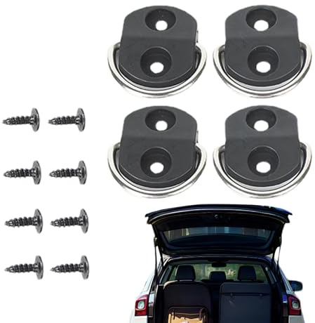 Points de fixation pour crochets de voiture, crochets de sol de filet à bagages, crochets de sol de coffre arrière de voiture, crochets de rechange pour filet de coffre de voiture, crochets de