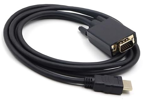 TTTLLNN Cable adaptador de alta velocidad de 15 pines a VGA para conectar ordenador, portátil, PC, HDTV, 1080P a 60Hz macho a macho