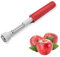 2-in-1 Stai/nless Steel Apple Corer and Peeler,2-in-1 Apple Corer and Peeler,Fruit Fetch Nuclear Kitchen Tool,Fruit Core Remover Tool,Peelers for Kitchen,Ste/el Apple Corer,2 in 1 Corer Remover(Red)