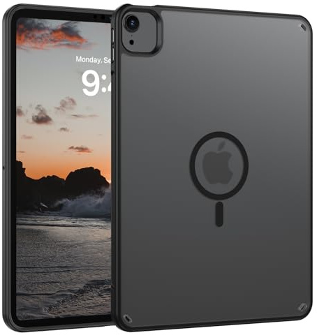 GUAGUA Funda magnética para iPad Air de 11 pulgadas M3/M2 (2025/2024), iPad Air 5ª y 4ª generación de 10,9 pulgadas (2022/2020), iPad Pro 11 (2022/2021) mate translúcido fino a prueba de golpes funda