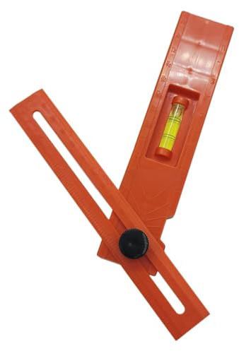 Squadra falsa - Righello di misura per la lavorazione del legno metrico e imperiale | Squadra orizzontale ergonomica per falegnameria, bricolage, casa, costruzione, hardware, industria