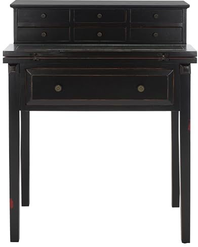 Safavieh American Homes Collection Abigail Distressed Black Fold Down Desk