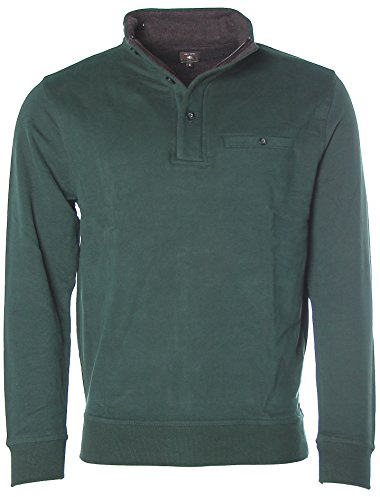 Kitaro Herren Sweatshirt Sweater Troyer Stehkragen Pullover