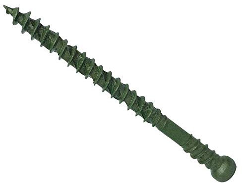 ForgeFast Reduced Head Decking Screws | 4.5 x 50mm | Green Elementech 2000 | Tub 600