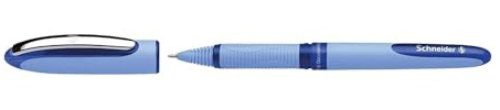 SCHNEIDER 3 Stück Tintenroller One Hybrid N Pte Nadel 05 blau