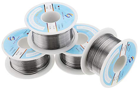 MASUNN Fil Soudage millimètre 0.3/0.5/0.8/1.0 Soudure Entretien De Soudure Lavable Domestique Contenant Noyau De Colophane