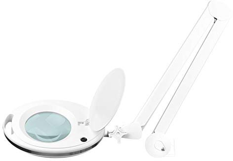 Lupenlampe Lupenleuchte Arbeitsplatzlampe Kosmetiklampe ELEGANTE 6027 60 LED SMD 5D