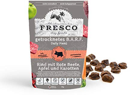 FRESCO Dog Trockenbarf I Daily Menü Rind mit Rote Bete, Apfel und Karotten I 2500g