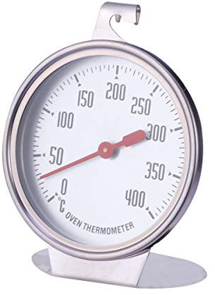 YARNOW Stainless Steel Oven Thermometer Single Dial Kitchen Thermometer for Oven for Monitoring Cooking Temperature