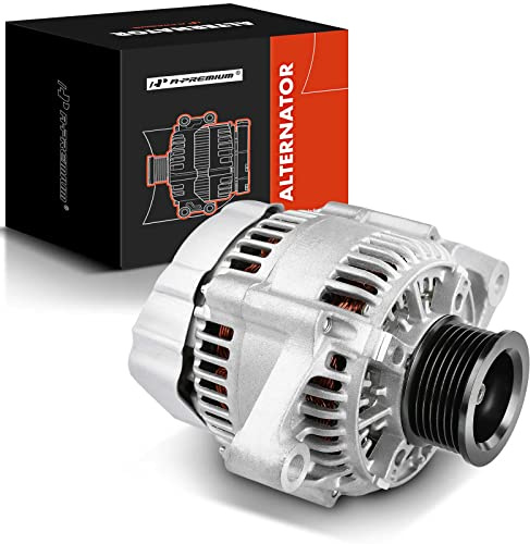 A-Premium Alternator Compatible with Dodge Ram 1500 2500 3500 4000 Van 99-00, Dakota Durango 99-00, 3.9L 5.2L 5.9L 8.0L, 117Amp 12V CW 7-Groove Pulley, Replace# AND0188, 40052024, 56027912AB