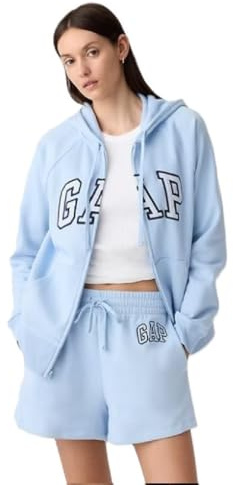 Gap Kapuzenpullover mit Logo für Damen, durchgehendem Reißverschluss
