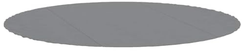 vidaXL Pool Bodentuch, Pool Bodenmatte Bodenplane, Poolunterlage Bodenschutz, Unterlegmatte für Pool Schwimmbecken, Hellgrau Polyester Geotextil