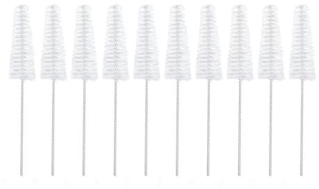 Hörgeräte-Reinigungsbürste, 10 Stück 3,5 Mm Nylon-Hörgeräte-Entlüftungsbürste, Rohrreinigungsbürsten Zum Reinigen Kleiner Löcher Oder Rohre