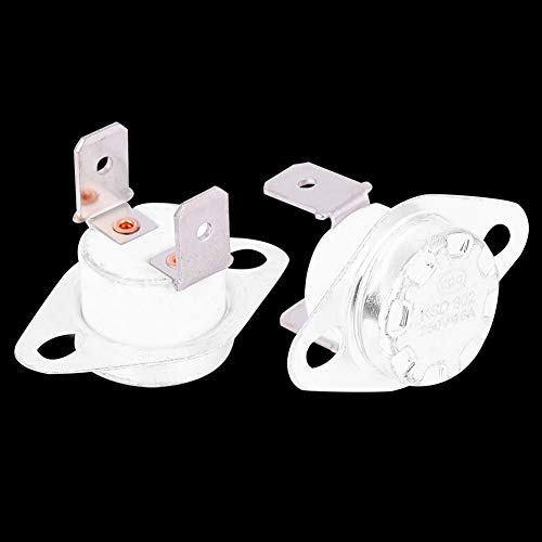 Ksd301 250V 16A Thermoschalter Thermoschalter 240V,Ksd302 Schalter Temperaturregelung Thermostat Thermoschalter 250V16A Normalerweise geschlossen115℃ (50℃)