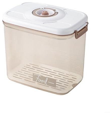 Caja de almacenamiento al vacío para alimentos, cajas de almacenamiento con tapa, organizador de cocina, recipientes de almacenamiento de alimentos, fruta, caja de almacenamiento sellada,