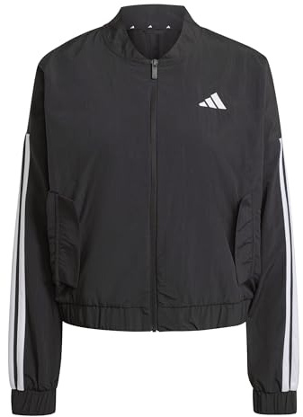adidas Damen ESSENTIALS 3-STRIPES LIFESTYLE WOVEN BOMBER JACKET