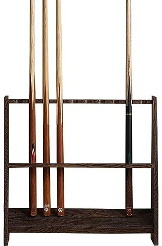 ANIIC Pool-Queue-Halter Holz Billard Queue Rack Pool Queue Rack Ball Queue Ständer Rack Billard Queue Halterung