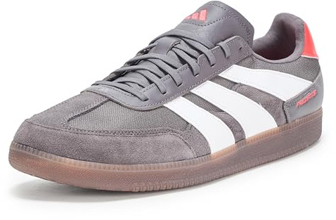 Adidas Unisex Freestyle Indoor, Grey Strata/White/Lucid Red, 8