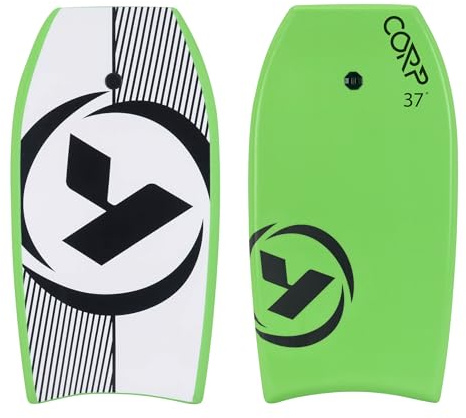Yello 37 Slick Corp Bodyboard Green: Perfekt för 142–162 cm - HDPE - XPE - EPS