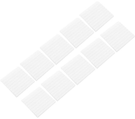 BCOATH 10stücke Selbstklebende Notizblöcke Mit Querlinien Für Schüler Und Büro Praktische Memo Pads Für Tägliche Notizen Und Erinnerungen Weiß