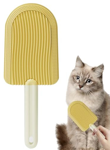 Cat Tongue Comb | Simulierter Katzenzungen Katzenkamm | Doppelseitige Cat Brush | Sanfte Katzen Bürste für Lang und Kurzhaar Katzen | Katzenbürste zum Entfernen Loser Haare
