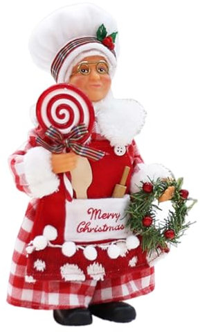 Weihnachtsmann-Dekorationen, Weihnachtsmann-Figuren, Winter-Weihnachtsmann-Puppenfigur, Cartoon-Festival-Sammelfiguren, Weihnachts-Ferienhausdekorationen für Tisch, Fensterbank, Kamin