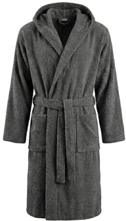 INTRECCI HOME Accappatoio Uomo e Donna, in Puro Cotone Jacquard 500 g, Taglia XL, Morbidezza Extra, Avvolgente, con Cappuccio e Tasche, Elegante e Confortevole, Modello: Amelie