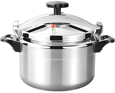 Olla a presión 3L/7L, olla a presión profesional de aluminio sistema de tapa de bloqueo seguro, olla a presión de doble mango para uso diario en su cocina, cocina multicocina, cocción rápida (7 L)