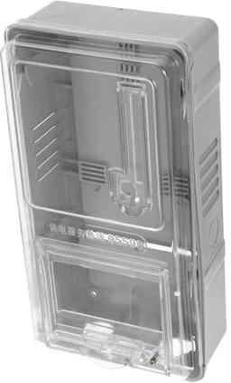 VILLCASE Boîtier De Compteur Dénergie Domestique Boîtier De Compteur Électrique Extérieur En Plastique Résistant Aux Intempéries Facile À Installer Lecture Précise