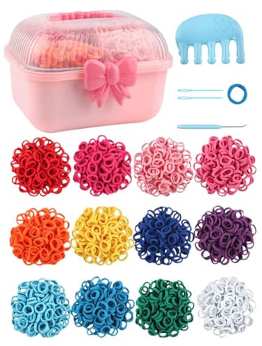 Bracelet Making Kit for Girl | Elastic Band Bracelet Making Toy | Jewelry Craft Elastic Band String Maker Set for Birthday Girls Boys Home School Activities