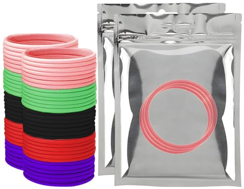 Läuse Haargummi, 40 Stück Anti-Läuse Gummibänder Set, Vorbeugung gegen Kopfläuse, Ideal für Schule und Reisen, In Aluminiumbeuteln verpackt