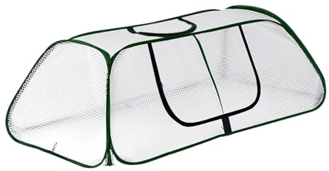 Djowyh Serra portatile, protezione per piante portatile con porta, protezione antigelo, copertura per piante | per piante da giardino, terrazza, balcone, giardinieri