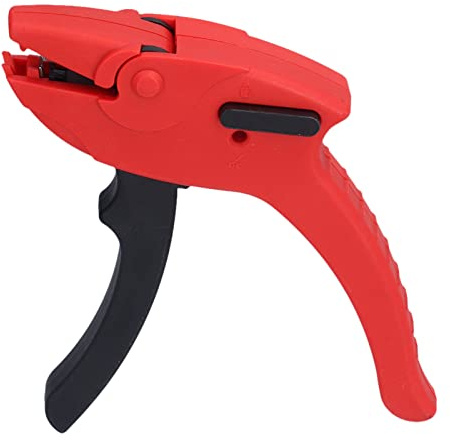 Alicates pelacables tipo pico de pato Alicates para cables con bloqueo de rebote automático Herramienta pelacables 2 en 1 para cableado eléctrico Material ABS