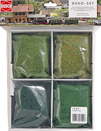 Busch 7050 - Streupulver-Set, Dunkelgrün